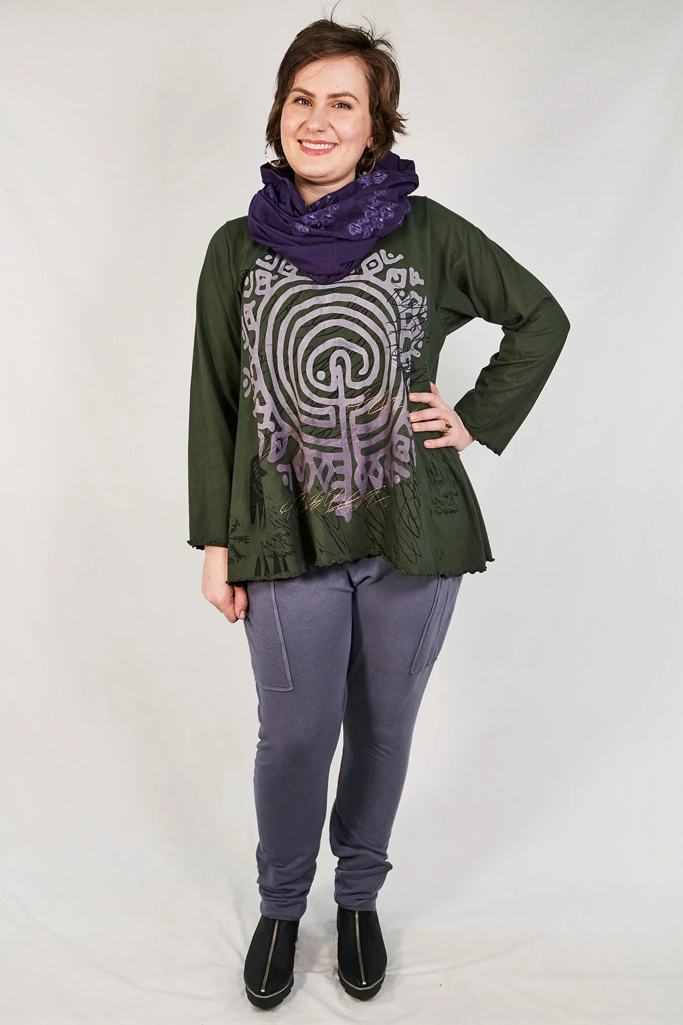 4175 Infinity Scarf Mystic Purple-P