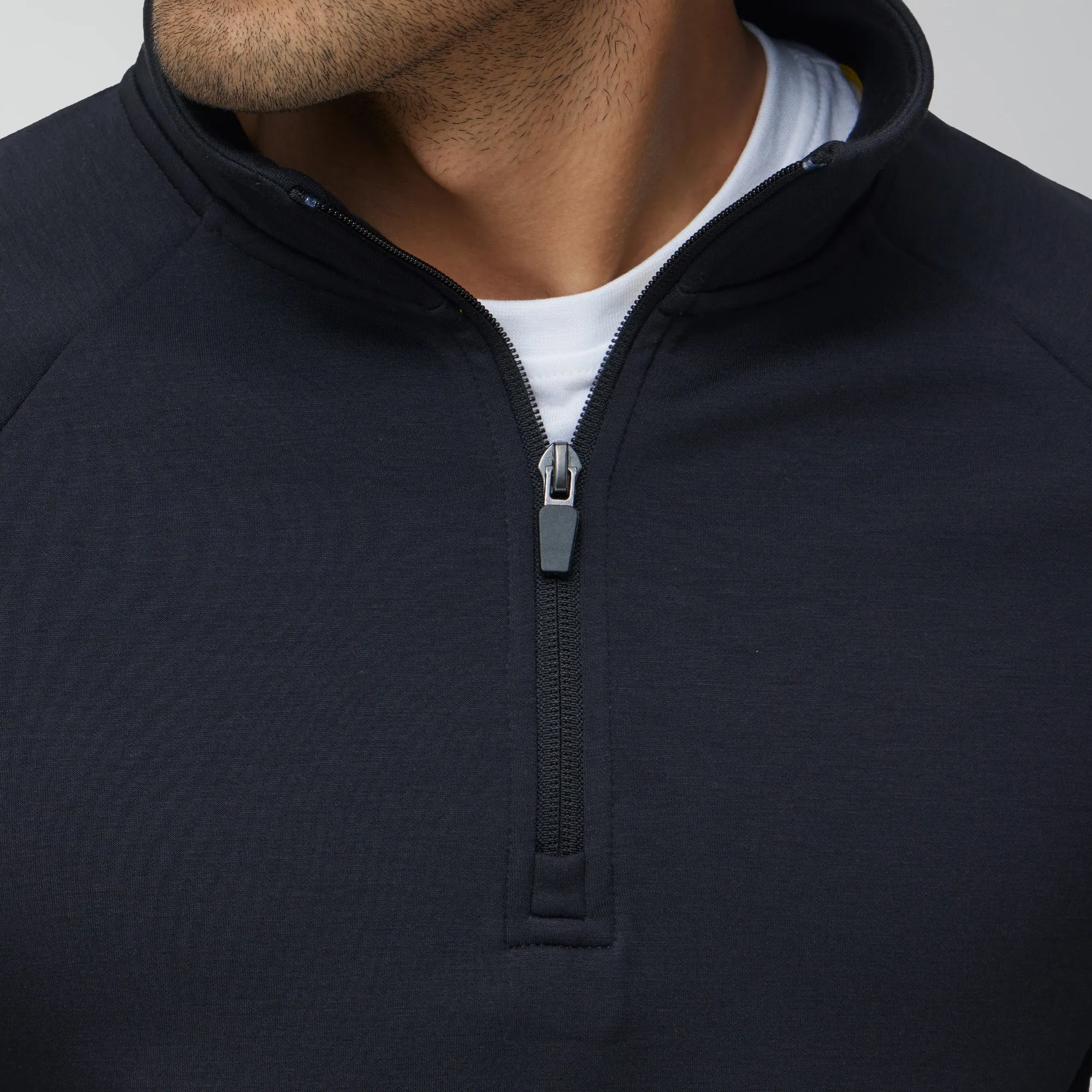 Alpha Half Zip Sweatshirt Pitch Black
