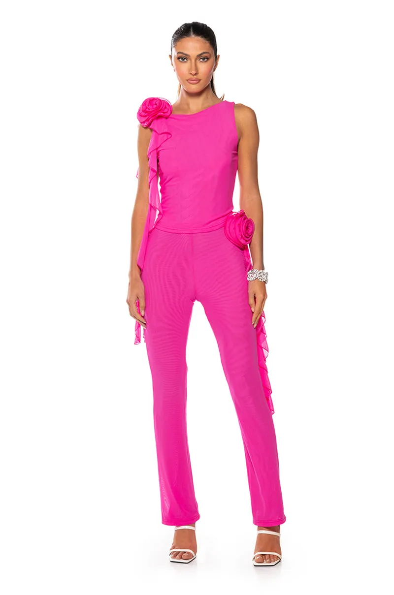 ARIANA FLOUNCED FLARED LEGGING