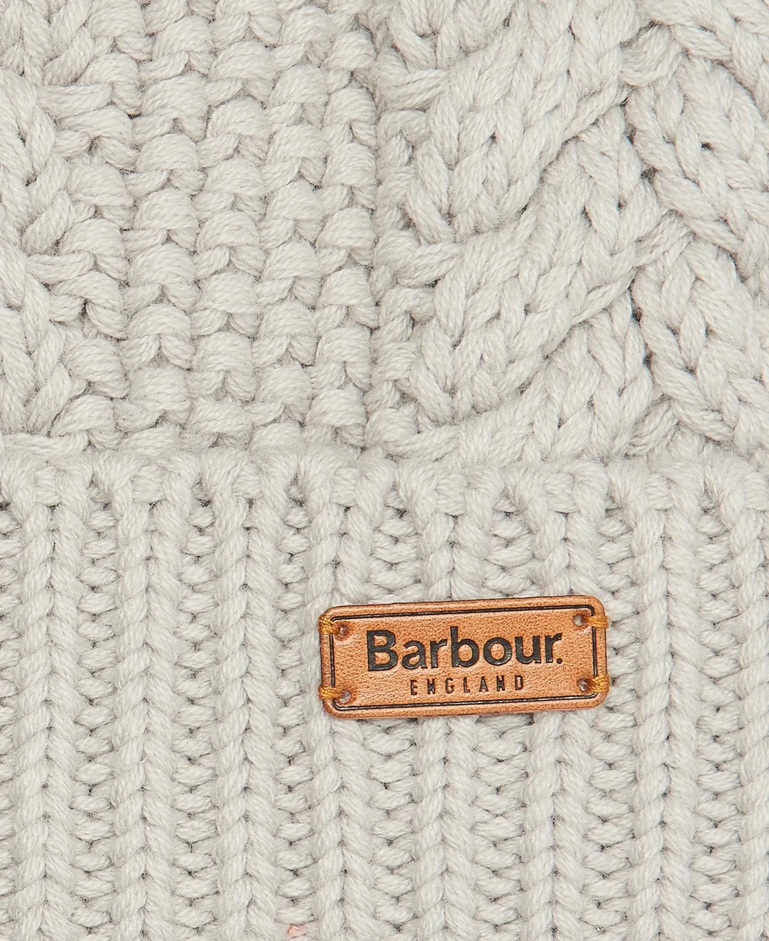 Barbour Hartley Hat & Scarf Gift Set Grey LGS0053
