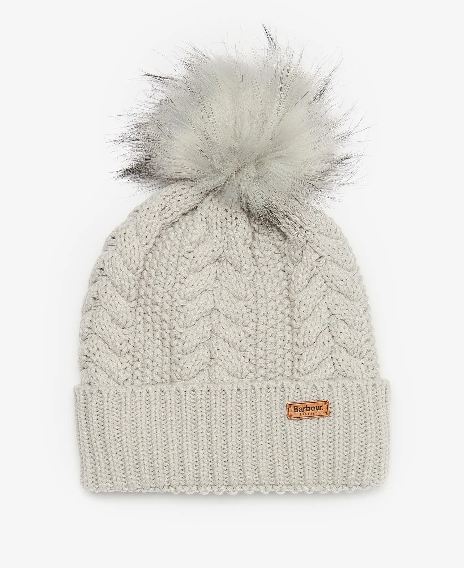 Barbour Hartley Hat & Scarf Gift Set Grey LGS0053