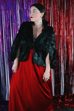 Black Fur Stole