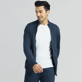 Cruze French Terry Cotton Zip Ups Opal Blue