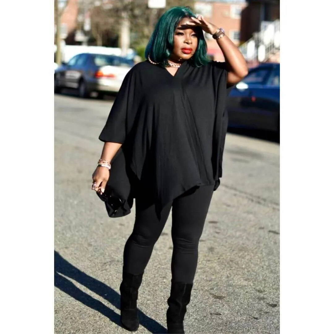 Dark Splits Legging Set (Two Colors)