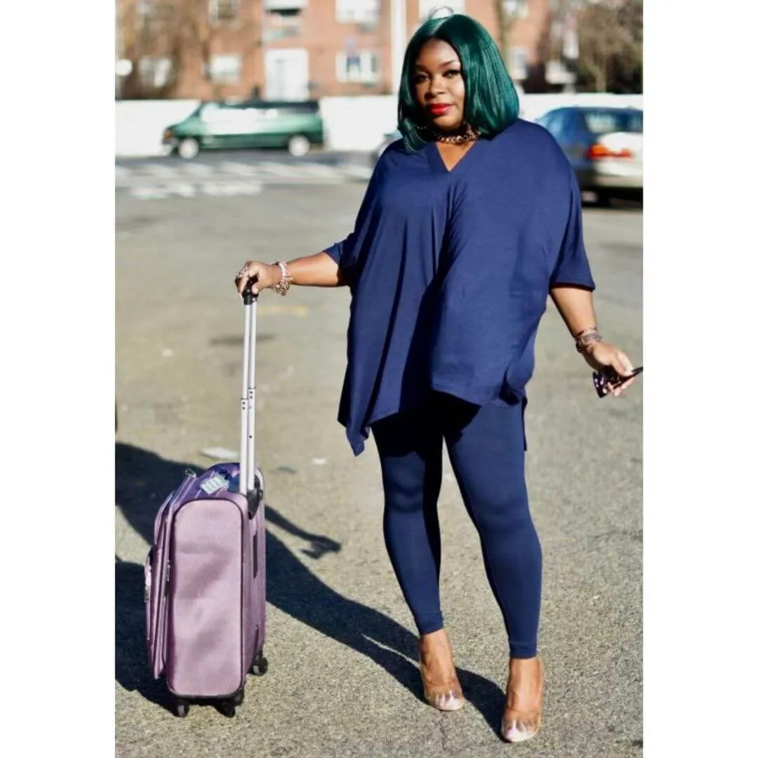 Dark Splits Legging Set (Two Colors)