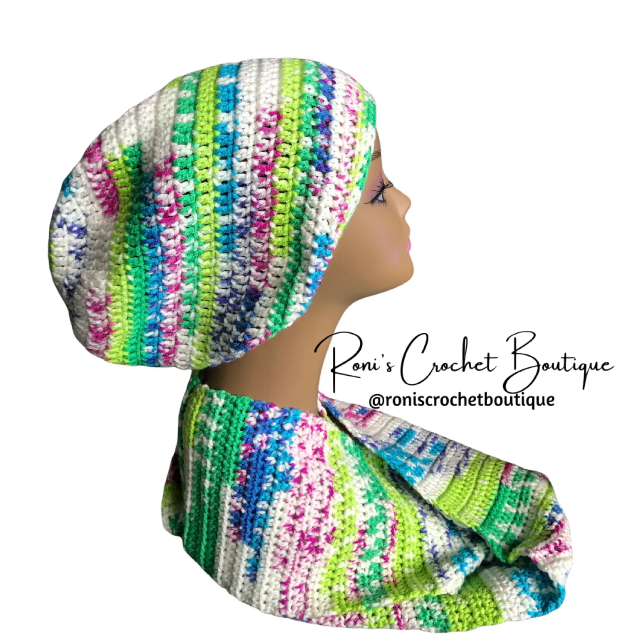 Garden Party Beanies and Scarf Set