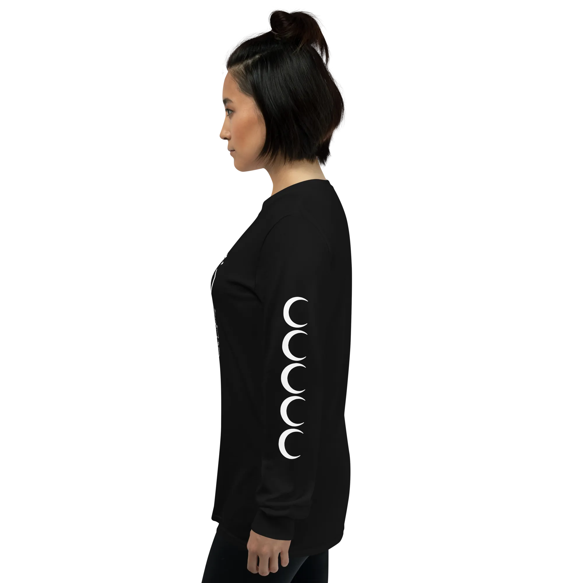 HALLOWEEN 2023: DON'T FUR THE REAPER (B/W) Unisex Long Sleeve Shirt