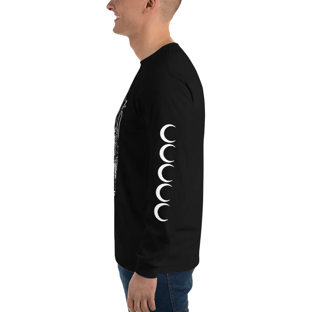 HALLOWEEN 2023: DON'T FUR THE REAPER (B/W) Unisex Long Sleeve Shirt