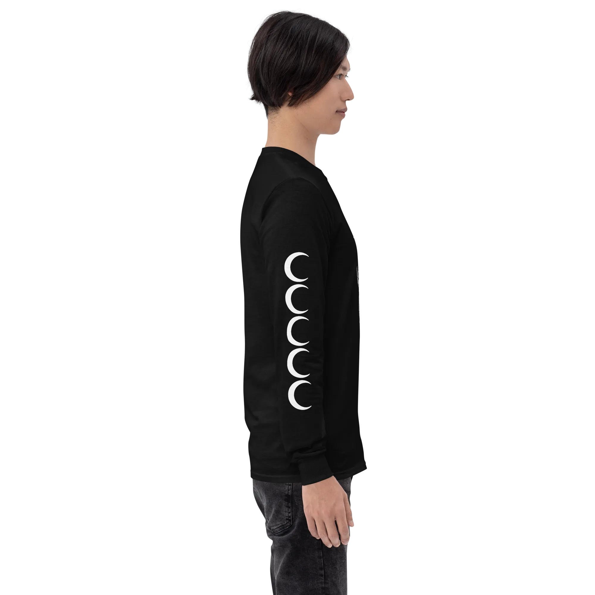 HALLOWEEN 2023: DON'T FUR THE REAPER (B/W) Unisex Long Sleeve Shirt