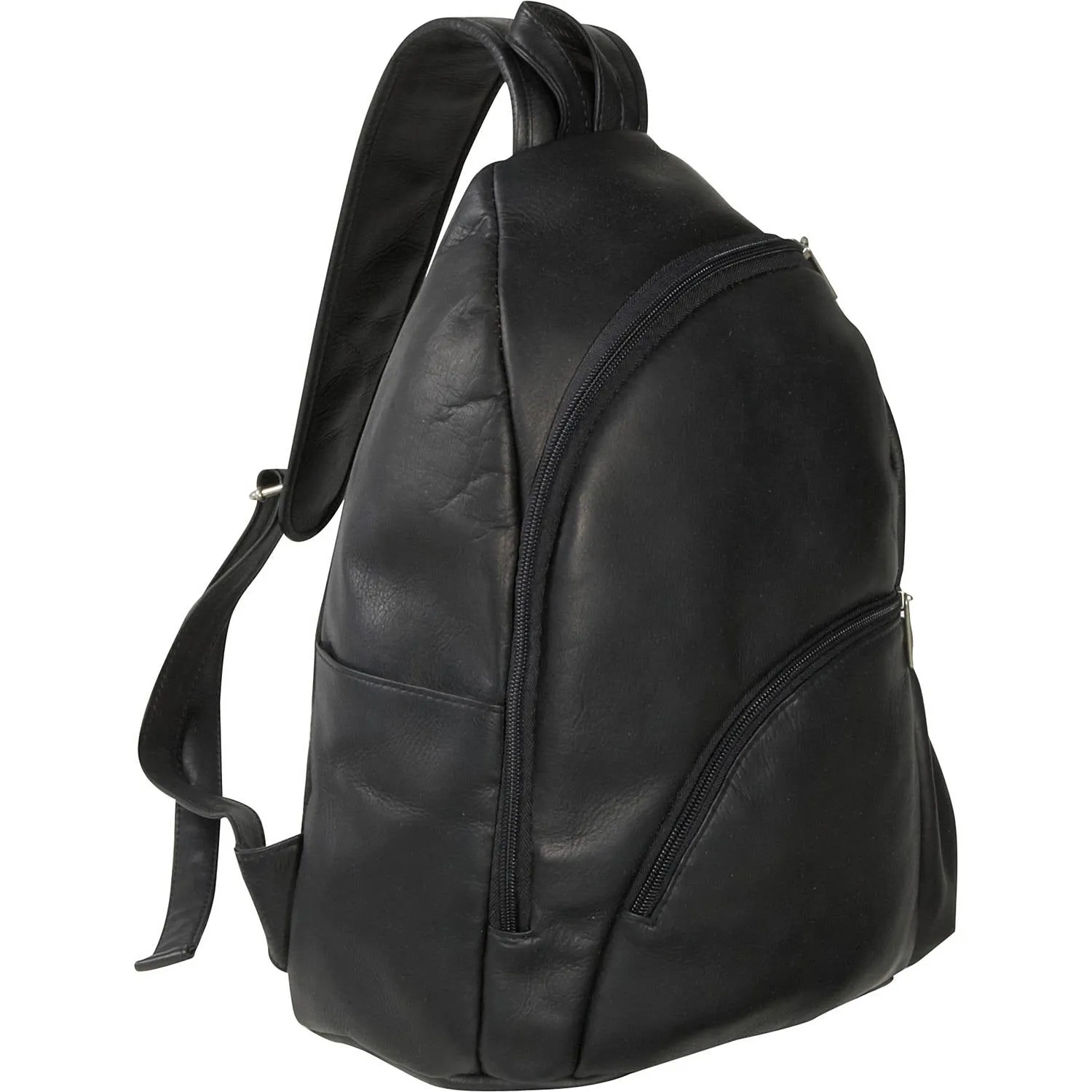 Le Donne Leather Two Zip Sling Pack