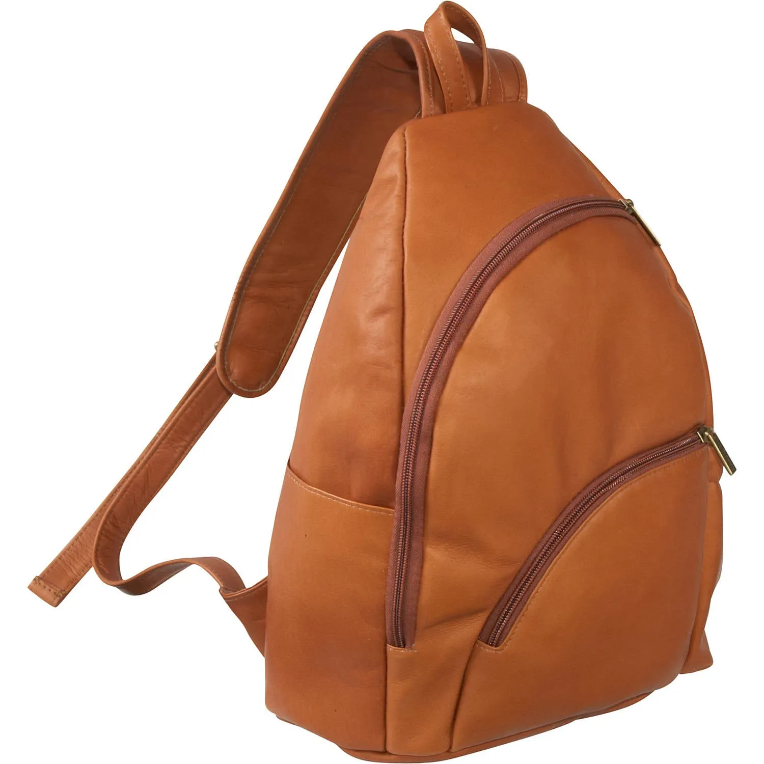 Le Donne Leather Two Zip Sling Pack