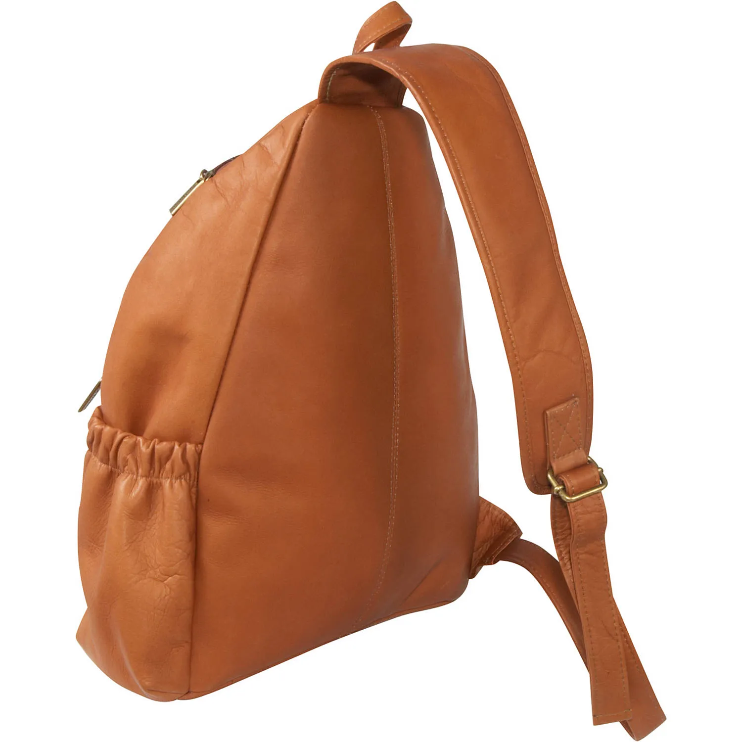 Le Donne Leather Two Zip Sling Pack