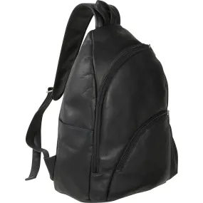 Le Donne Leather Two Zip Sling Pack