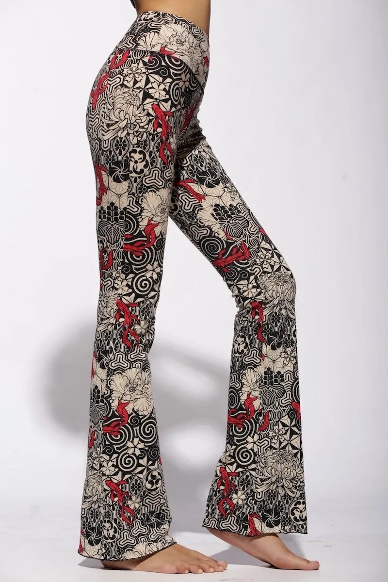 Nagomi Flares - Cream Black