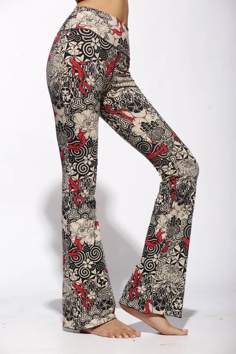 Nagomi Flares - Cream Black