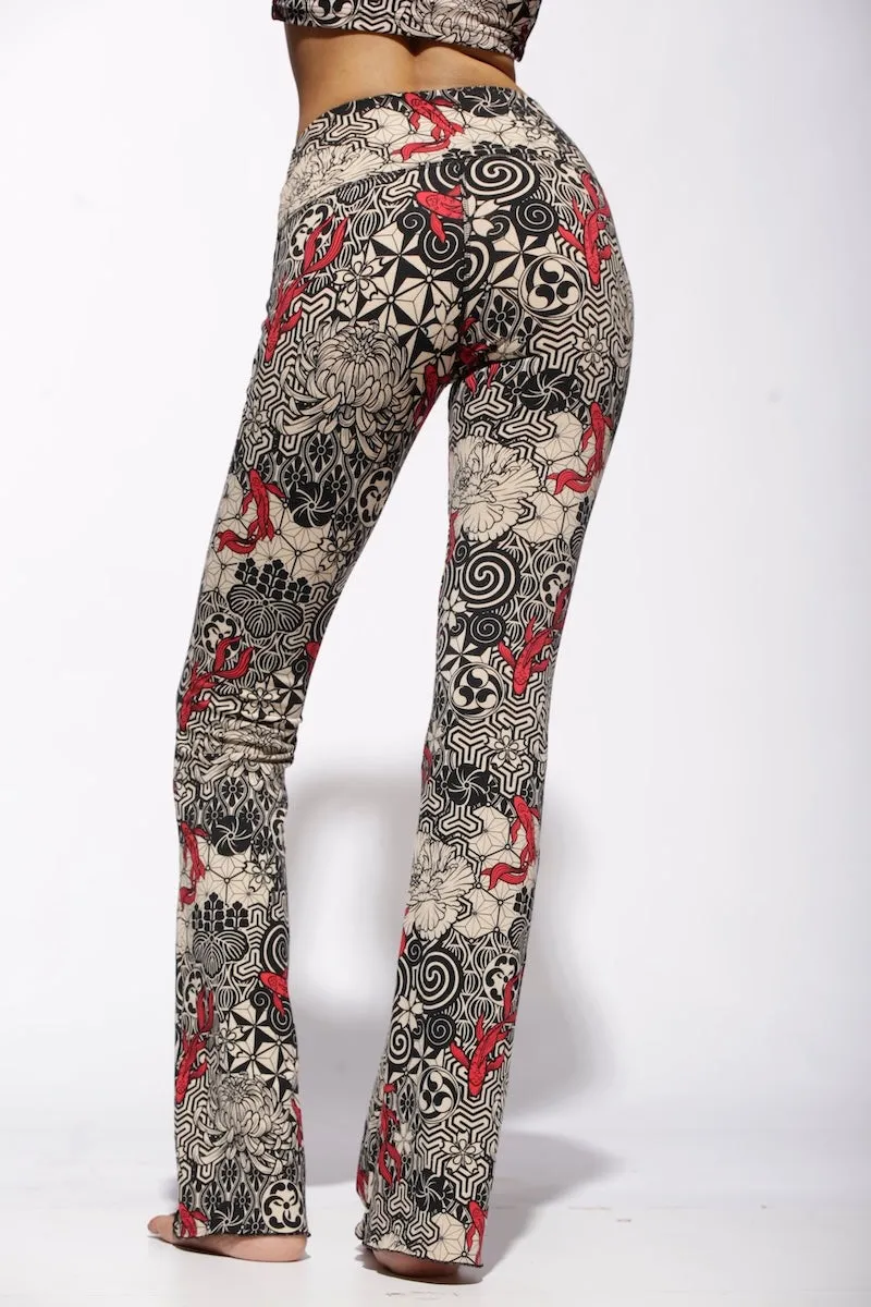 Nagomi Flares - Cream Black