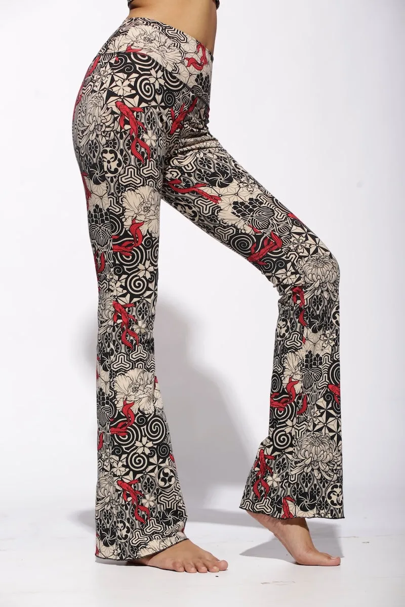 Nagomi Flares - Cream Black