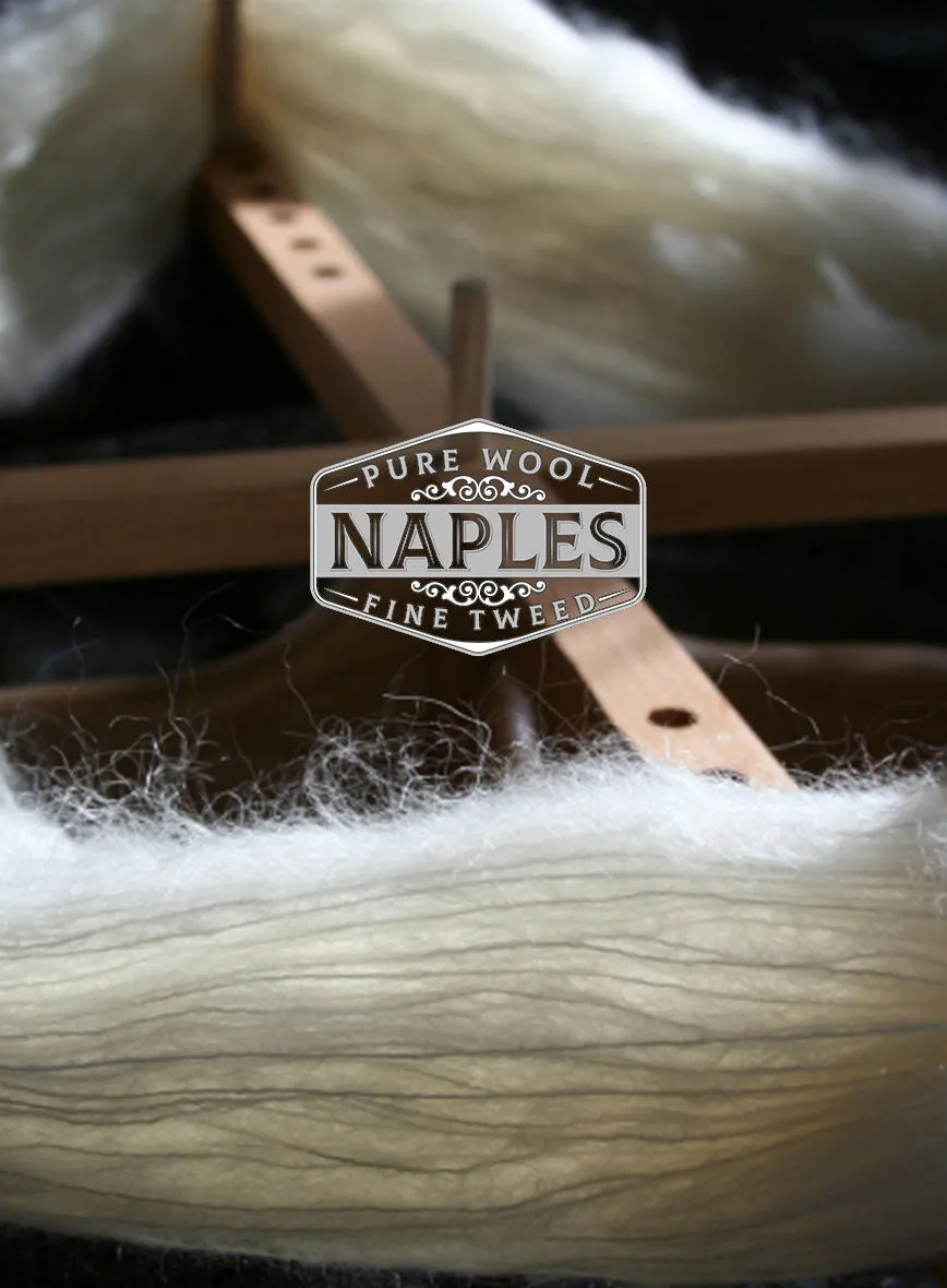 Naples Pacific Blue Tweed Pea Coat