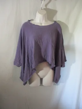 NWT NEW WE THE FREE PEOPLE Tee 100% Cotton T-Shirt Top L LILAC PURPLE