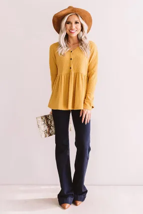 Perfect Places Waffle Knit Top