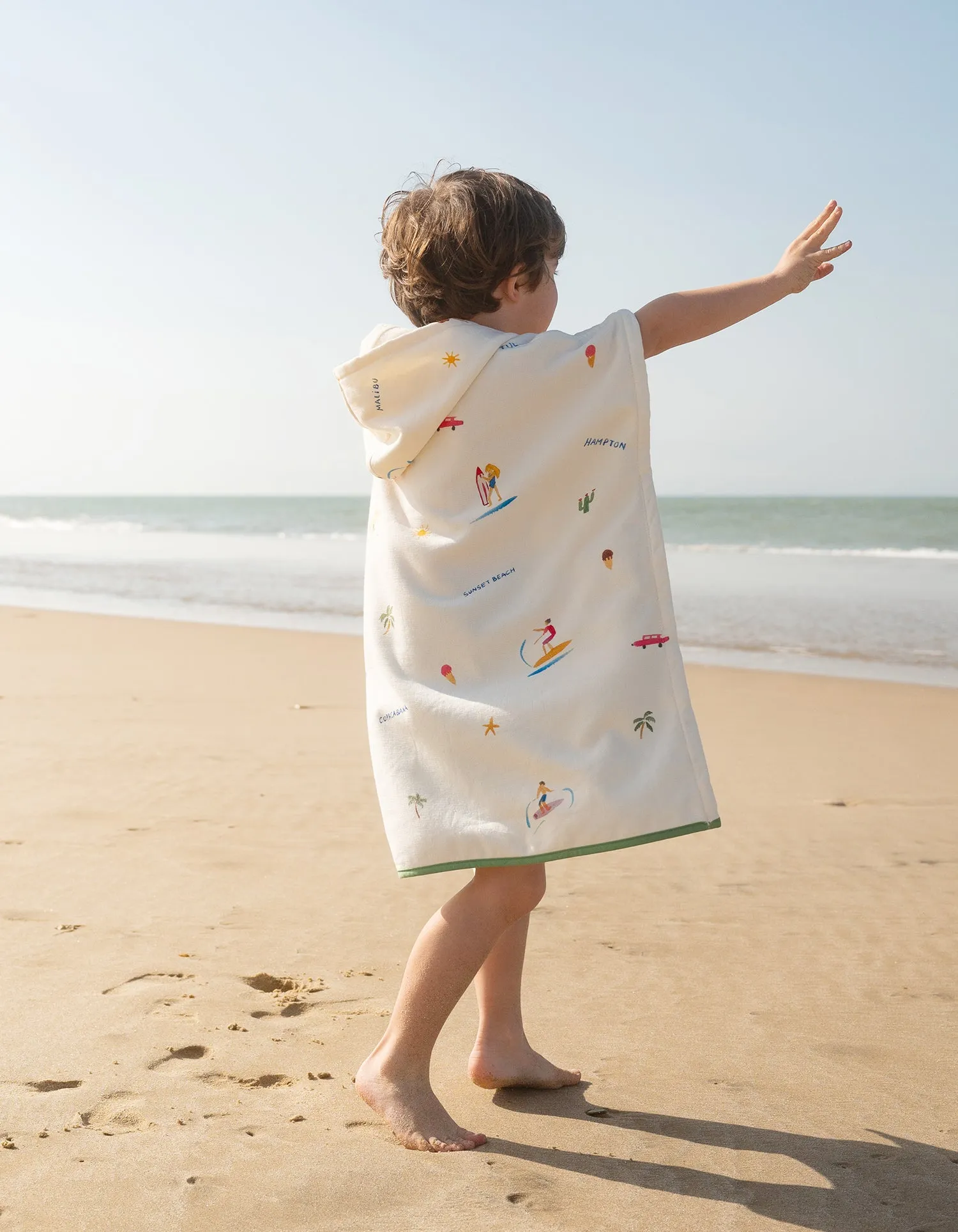 Poncho à capuche Enfant
