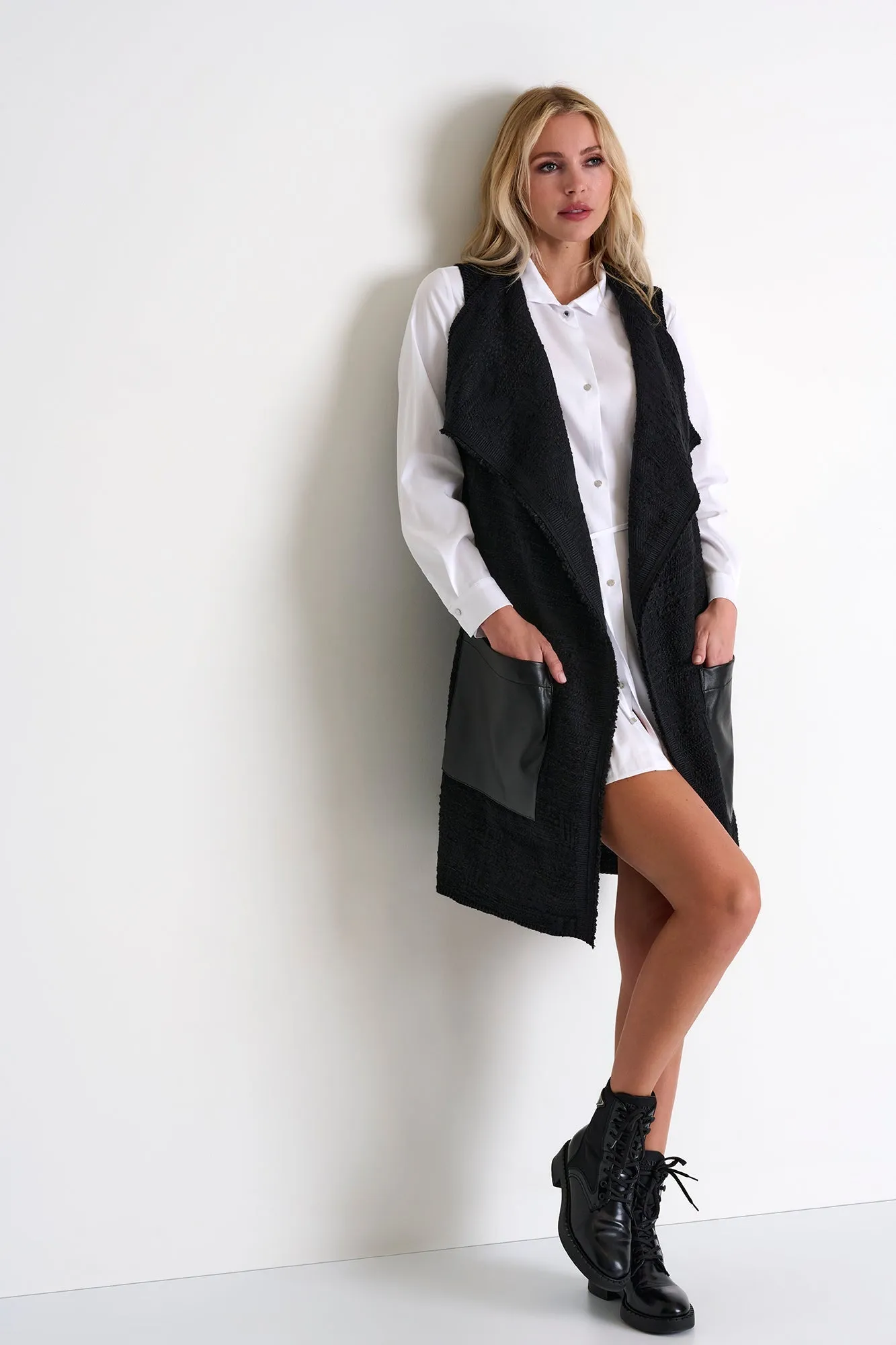 Poplin Shirt Tunic With Cinched Waist - 52546-84-000