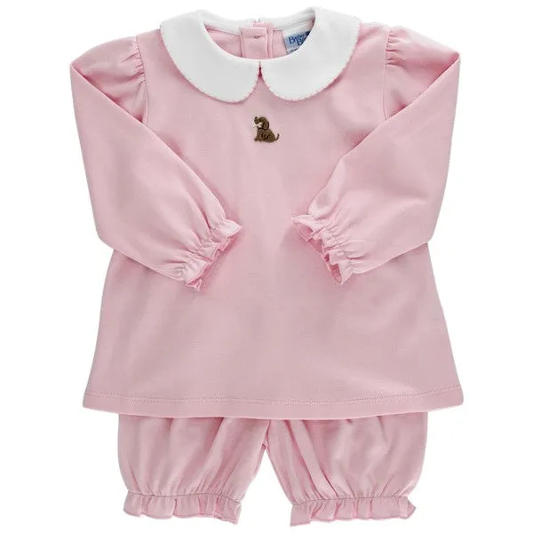 Puppy Dog-Girl Bloomer Set