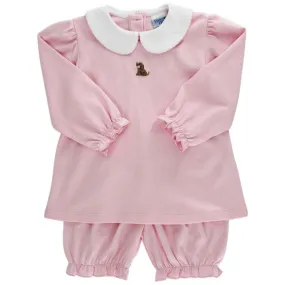 Puppy Dog-Girl Bloomer Set