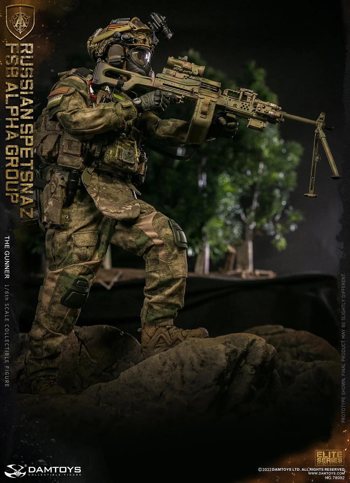 Russian Spetsnaz Fsb Alpha Group Gunner