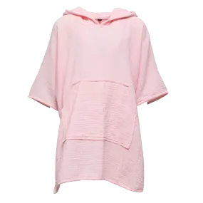 Snapper Rock Beach Poncho - Sunset Pink
