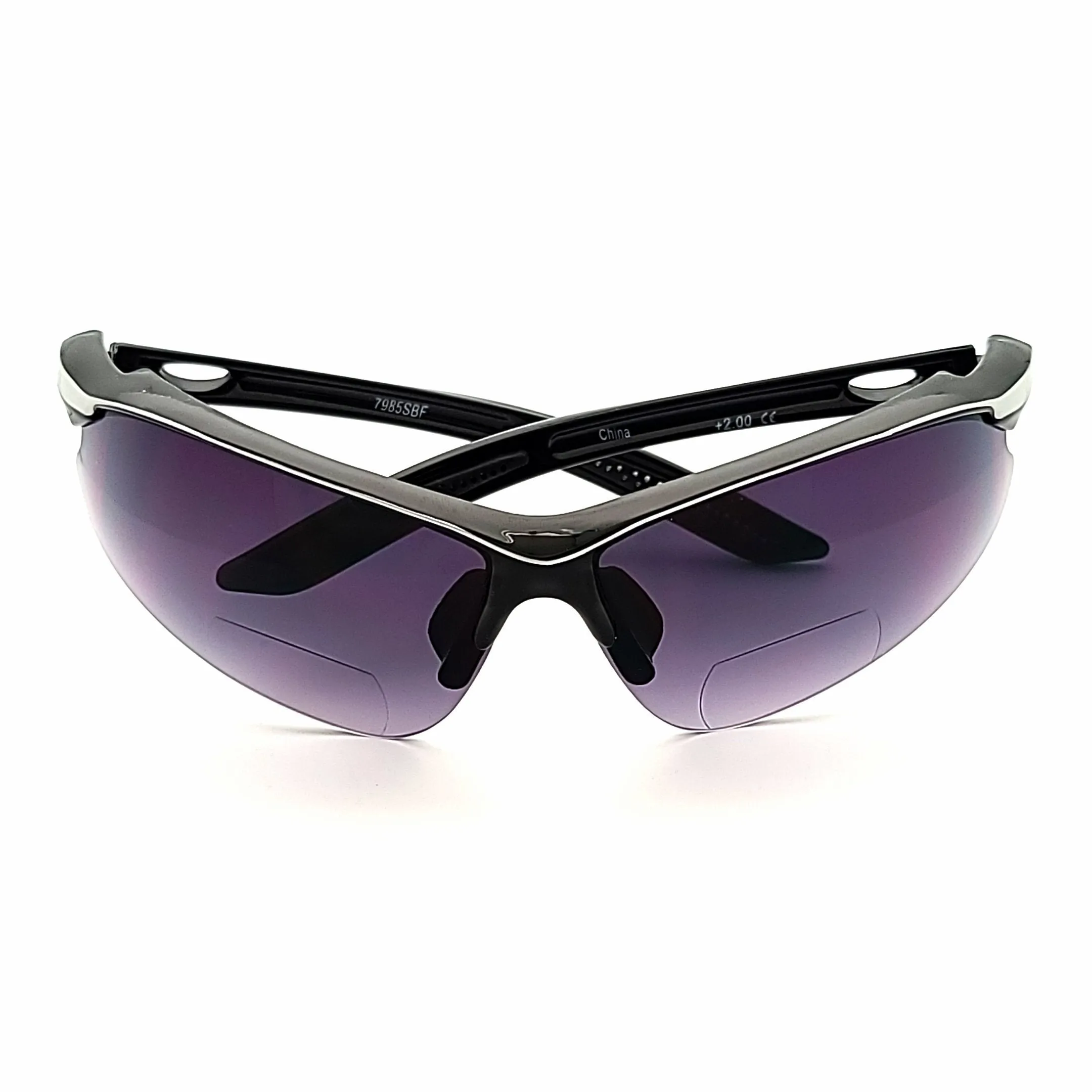 Stellar Sporty Half-rim Bifocal Reading Sunglasses