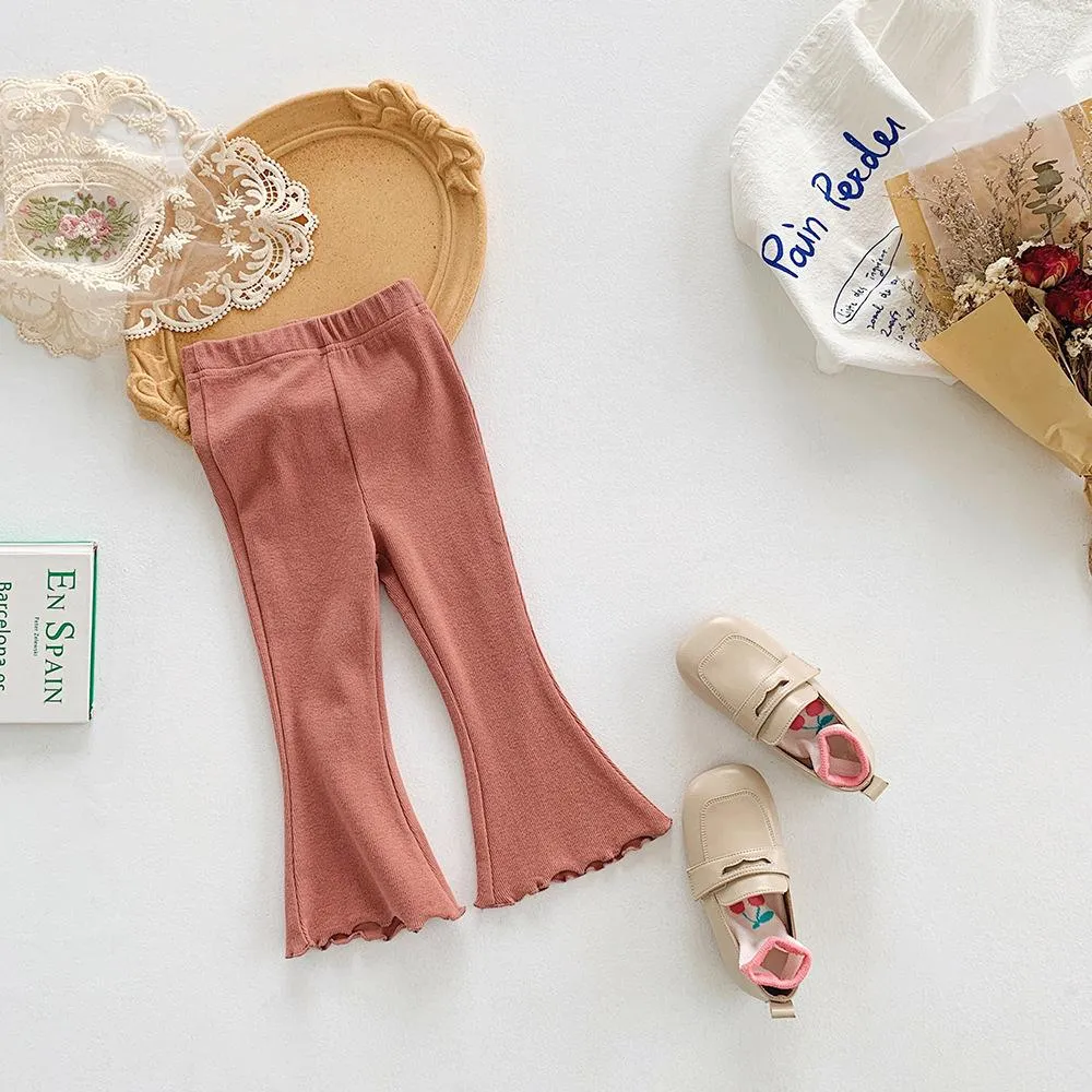 Toddler Girls Leggings Autumn Flared Pants Wholesale Girls Clothes