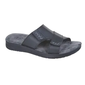 Urban Jacks Troon Black Mens Sandals