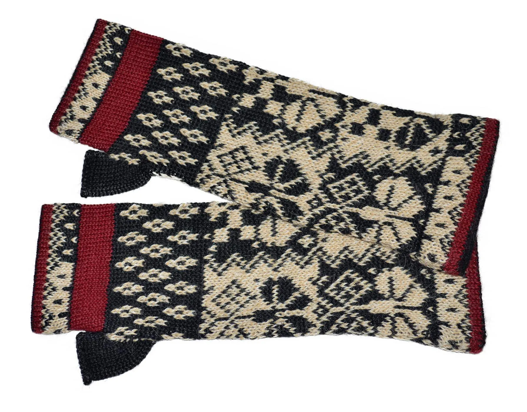 Verbier Women's Fingerless Alpaca Gloves