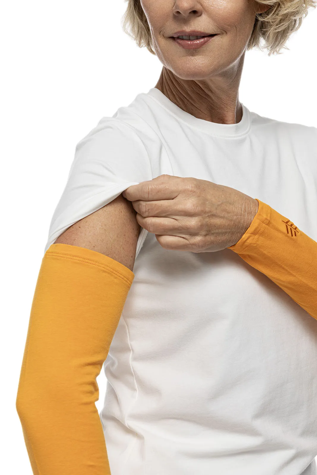 Women's Navagio Sun Sleeves  |  Apricot Crush