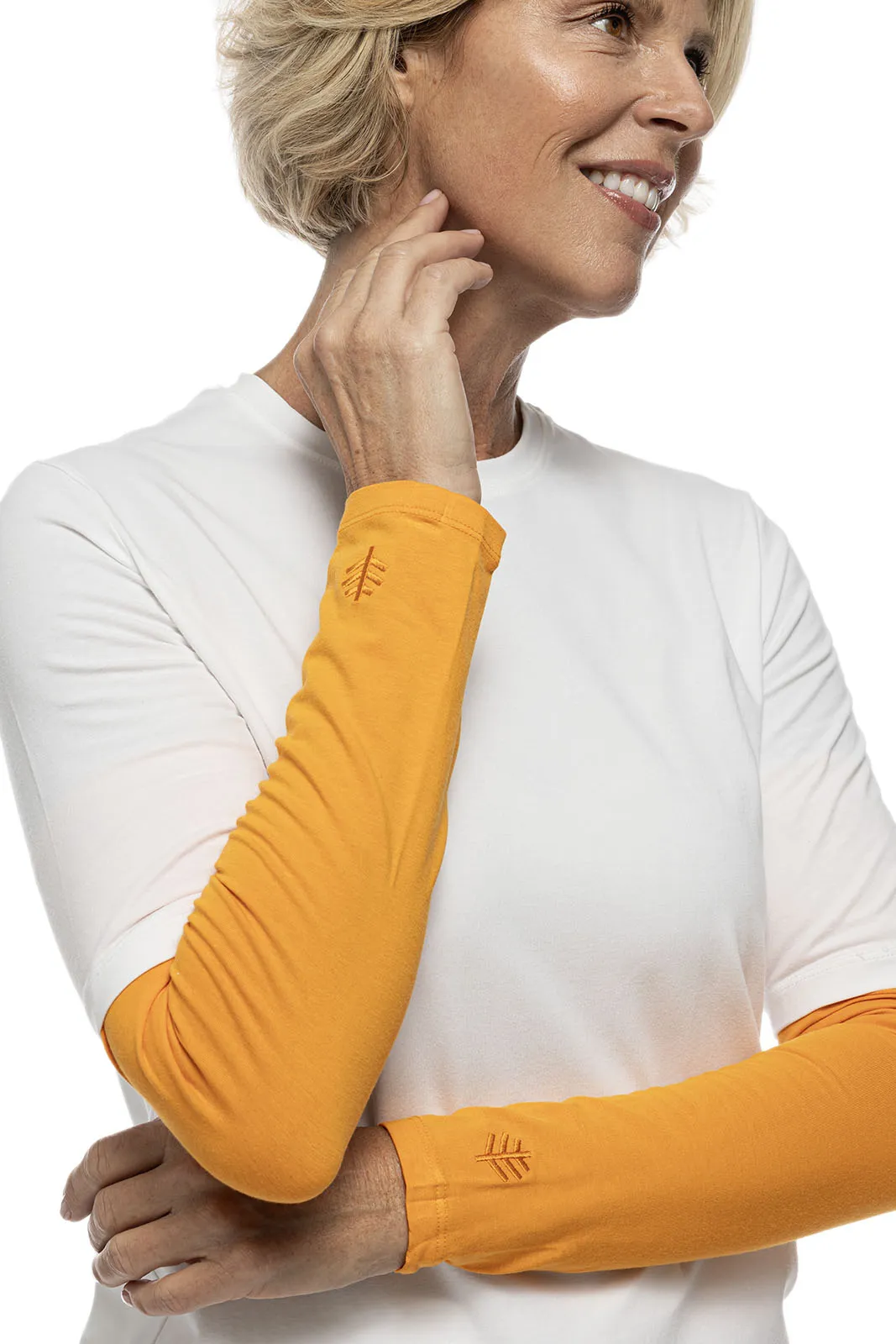 Women's Navagio Sun Sleeves  |  Apricot Crush
