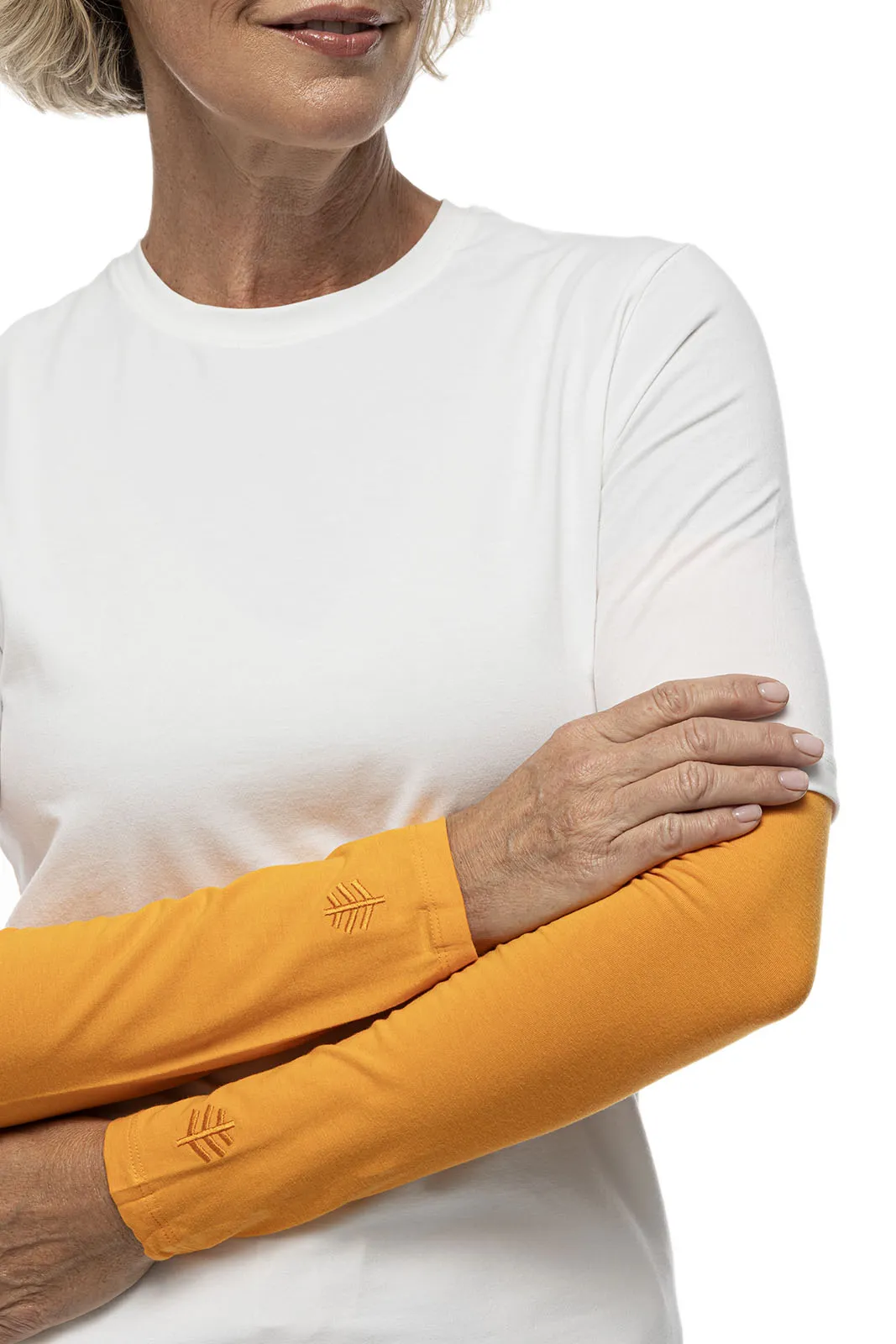 Women's Navagio Sun Sleeves  |  Apricot Crush