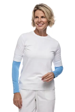 Women's Navagio Sun Sleeves  |  Clear Sky Blue
