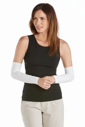 Women's Navagio Sun Sleeves  |  White