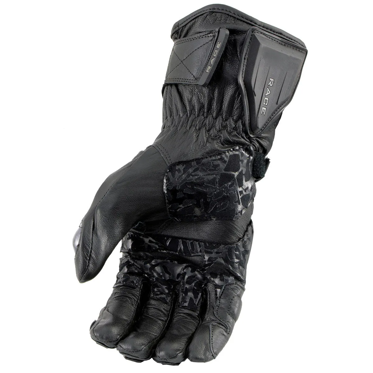 Xelement XG-717 Men's Black ‘Acceleration’ Leather Armored Motorcycle